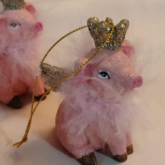 pink christmas ornaments - Picture 3 of 7